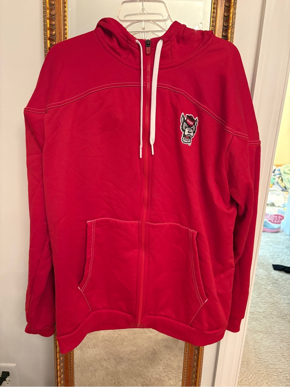 NC State Wolfpack adidas Red Full-Zip Men’s Jacket